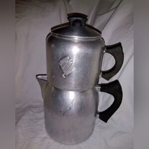 Vintage Kitchen Craft Stove Top Coffee Pot 9 Cup